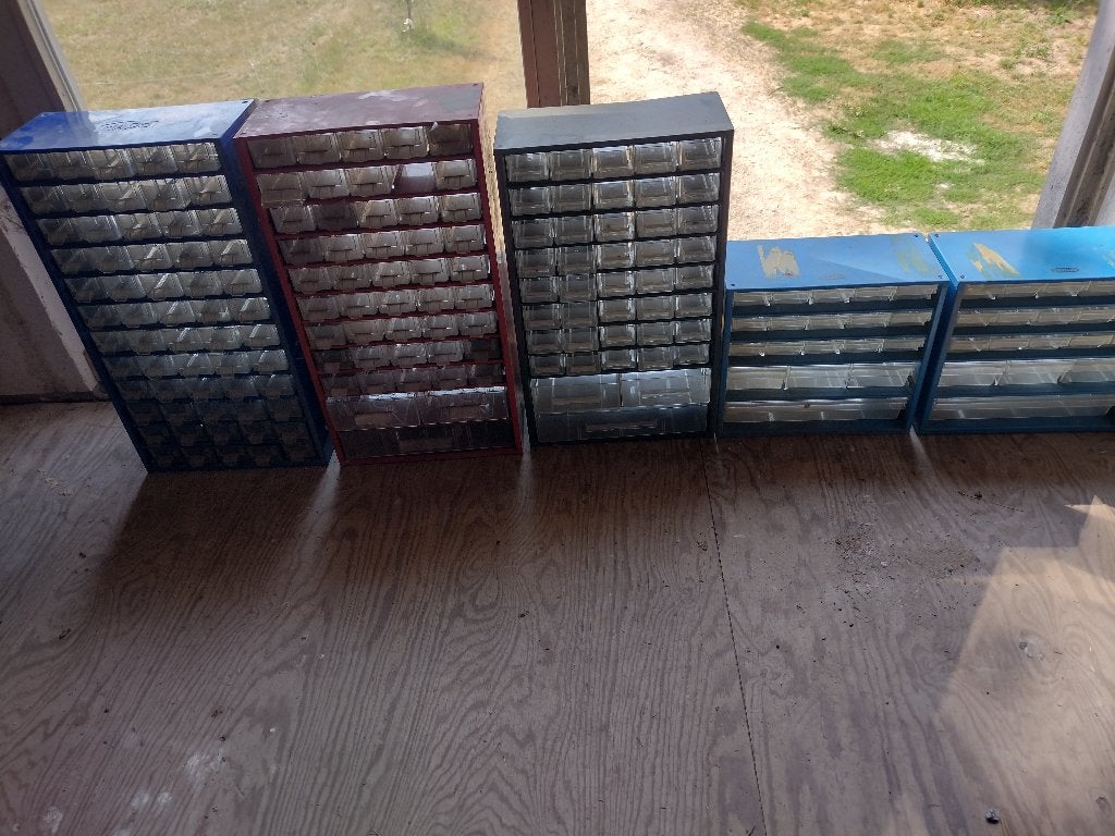 5 ladekasten voor onderdelen klein gereedschap, Ophalen, Minder dan 50 cm, Gebruikt, 5 laden of meer