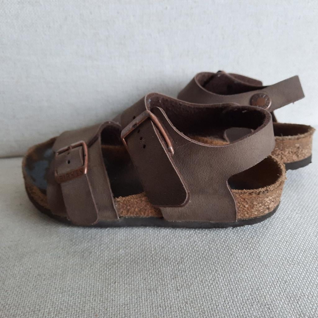 Birkenstock sandalen donker bruin maat 29, Meisje, Overige typen, Ophalen of Verzenden, Zo goed als nieuw