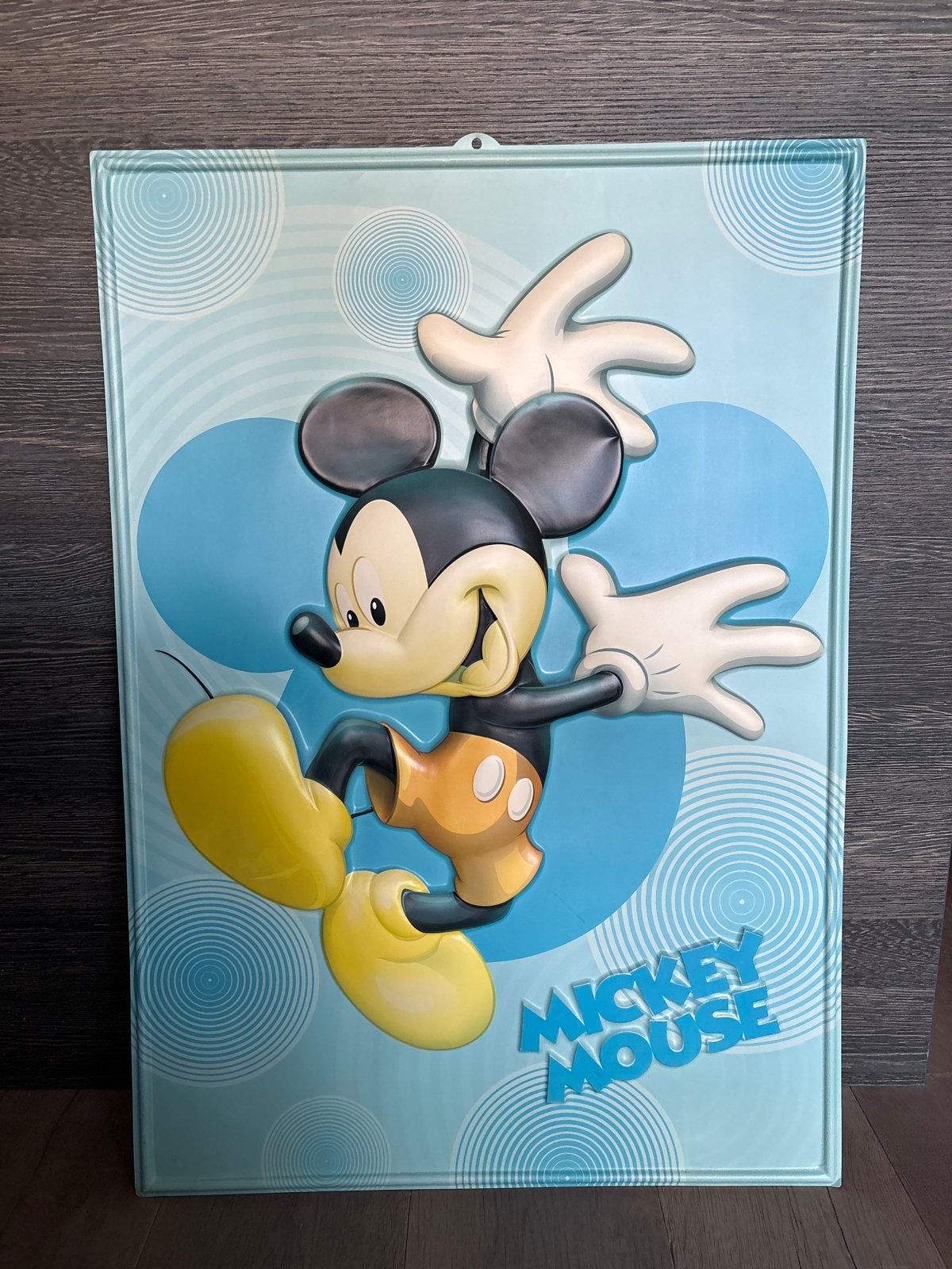 Mickey Mouse 3D Poster - Plastic Muurdecoratie, Ophalen, Mickey Mouse, Gebruikt, Overige typen