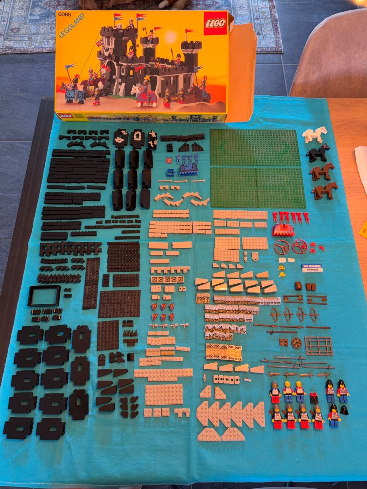 Lego 6085; Black Knights, Black Monarch's Castle, Gebruikt, Overige typen, Ophalen of Verzenden, Castle