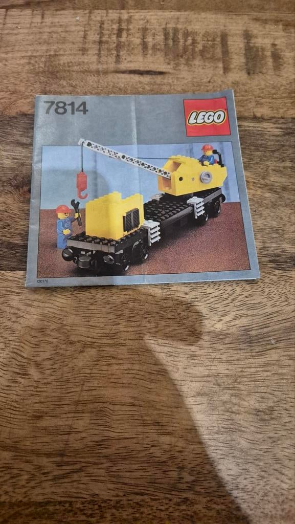 Instructie Lego 7814 - Crane Wagon with Small Container, Ophalen of Verzenden, Zo goed als nieuw, Overige typen