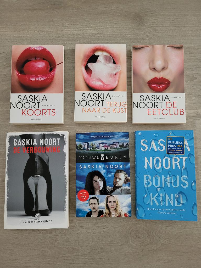 Te koop: 6 boeken van Saskia Noort, Boeken, Ophalen of Verzenden, Zo goed als nieuw, Saskia Noort, Nederland