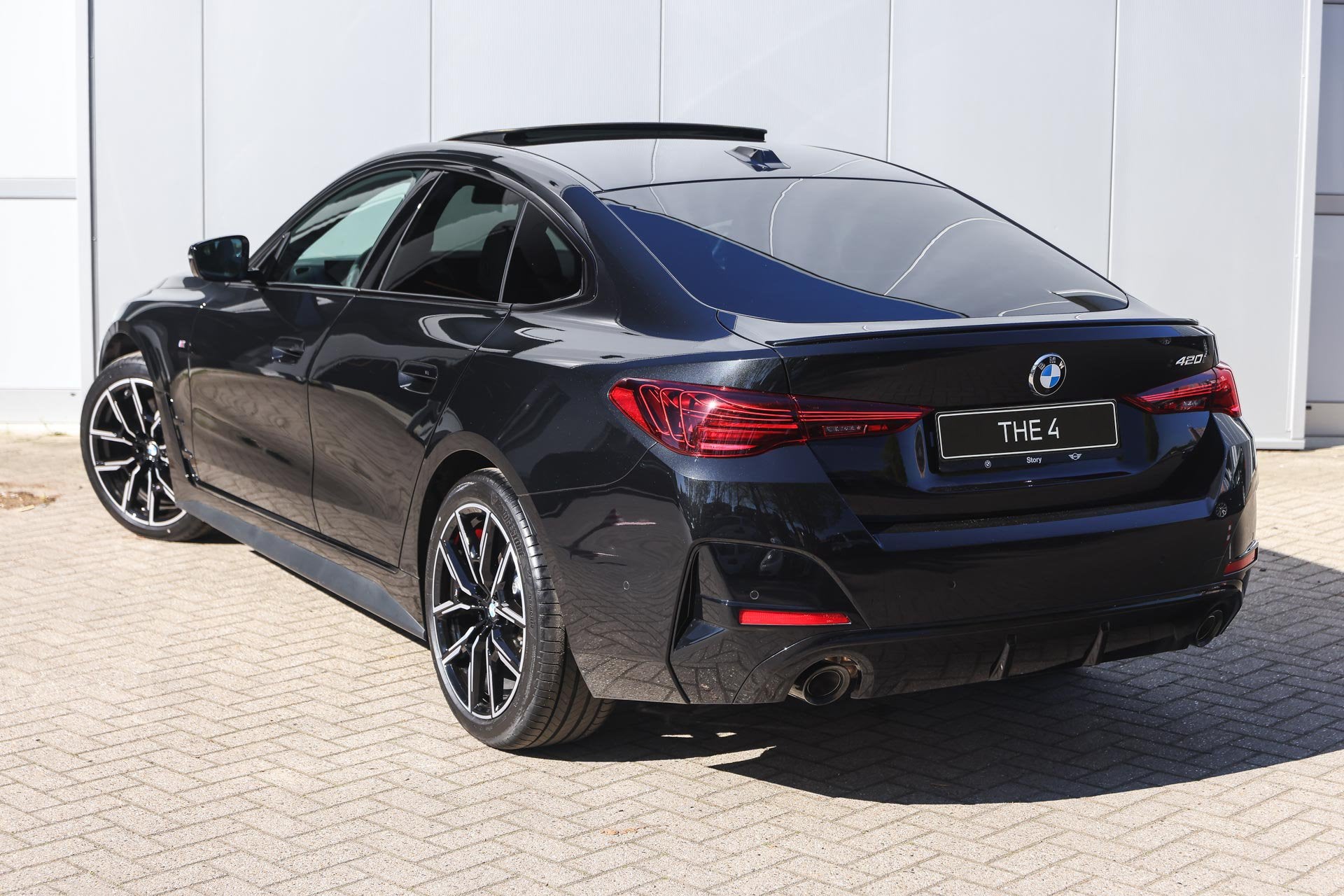 BMW 4 Serie Gran Coupé 420i M Sport Automaat / Schuif-kante, Automaat, Met garantie (alle), Zwart, Bedrijf