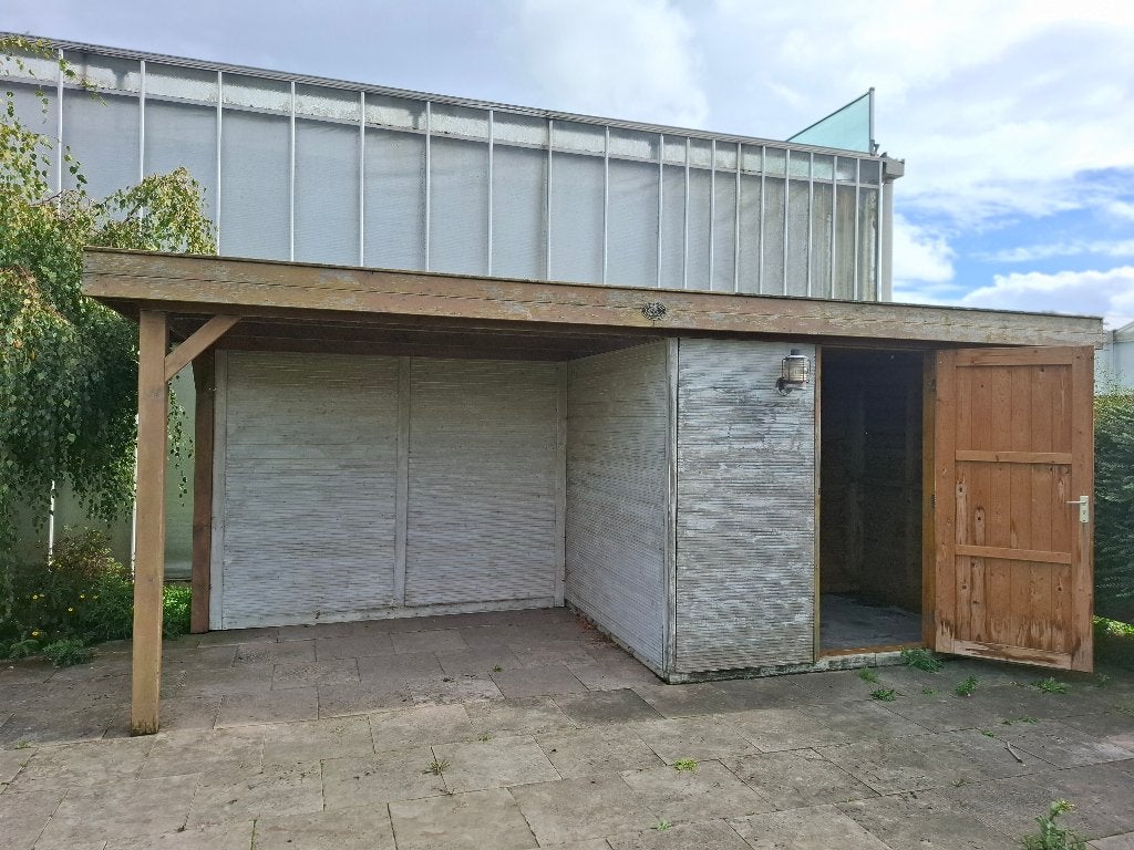 Blokhut met veranda, Ophalen, Blokhut, Zonder ramen, 500 cm of meer