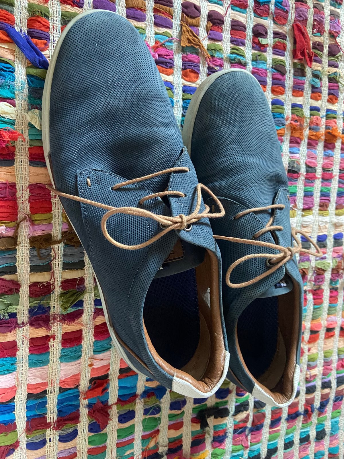 Australian herenschoenen maat 45 1x gedragen, Blauw, Ophalen of Verzenden, Zo goed als nieuw, Veterschoenen