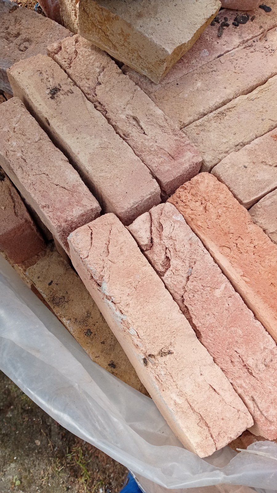 gele rode rose gevelstenen, Doe-het-zelf en Verbouw, Ophalen, Bakstenen