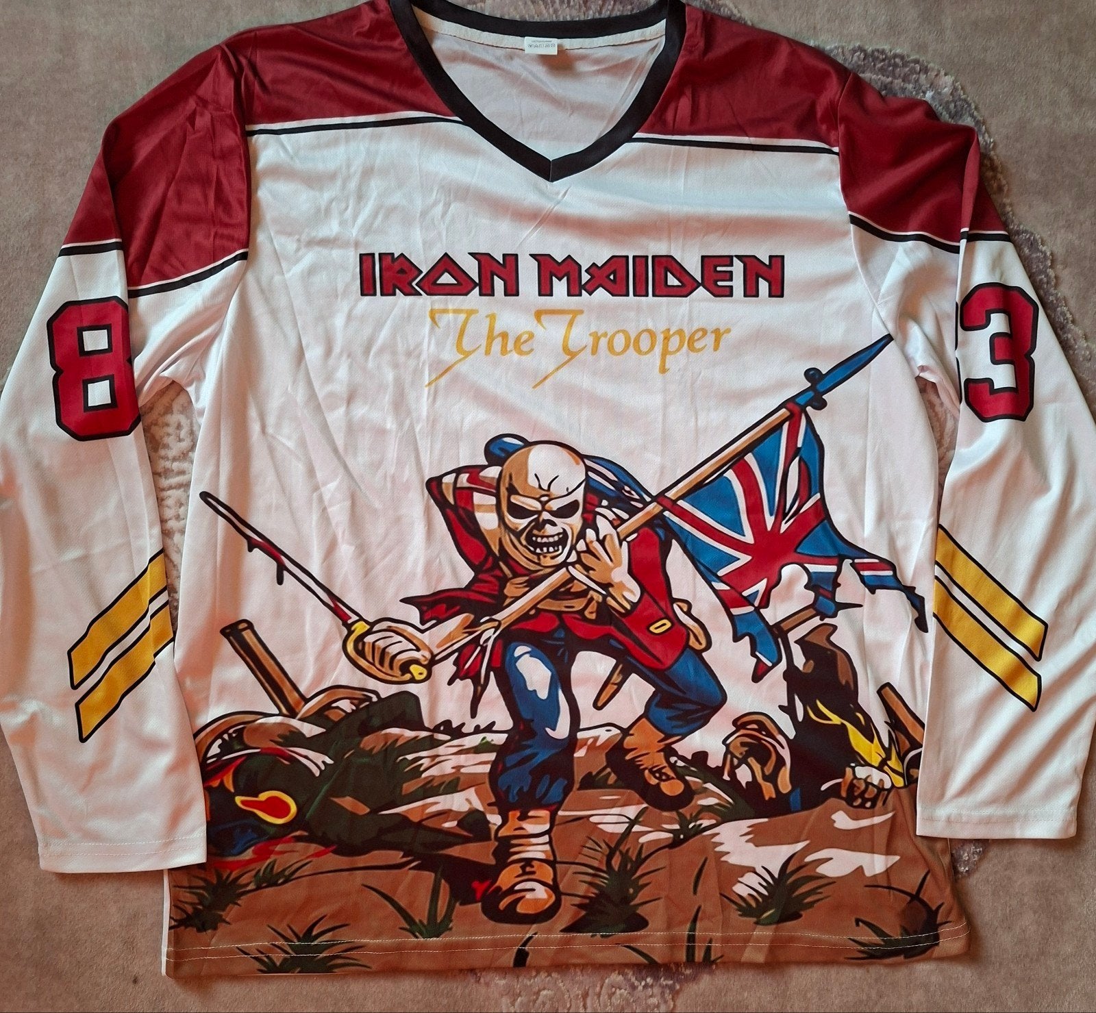 Iron Maiden, The Trooper 33 XXXL longsleeve, Kleding | Heren, Ophalen of Verzenden, Nieuw, Overige maten, Meerkleurig