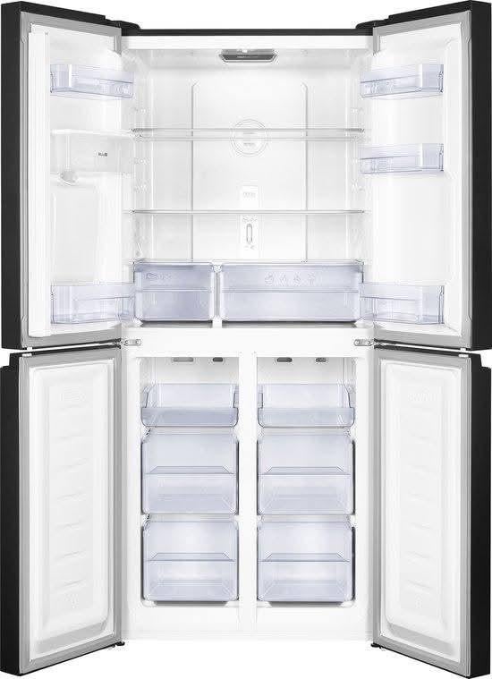 Frilec BONN-MD458-WS-040DDI - Amerikaanse koelkast, Frilec, 200 liter of meer, Frilec, 60 cm of meer