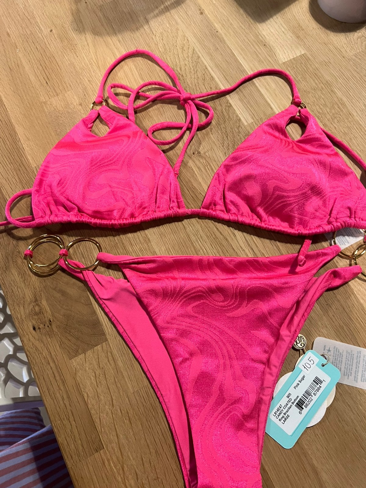 Luli fama bikini slip XL top L NIEUW!! Set nu €75,-, Kleding | Dames, Badmode en Zwemkleding, Ophalen of Verzenden, Nieuw, Bikini