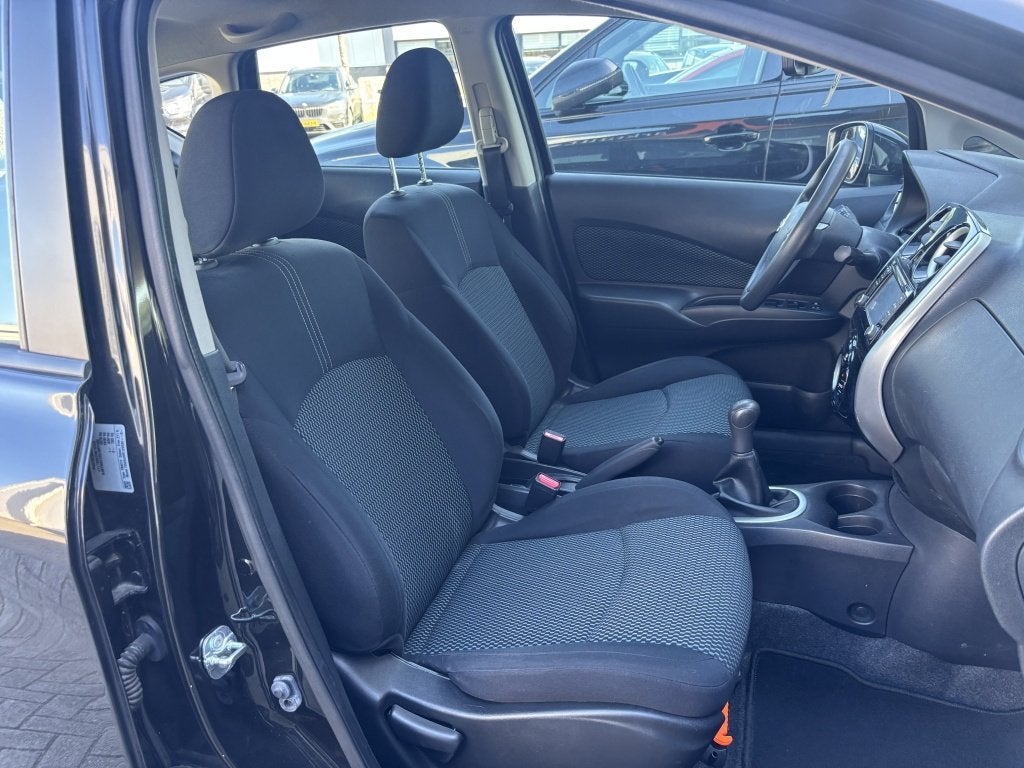 Nissan Note 1.2 DIG-S Connect Edition Camera Navi Cruise Blu, Auto's, Stof, Gebruikt, Zwart, Bedrijf