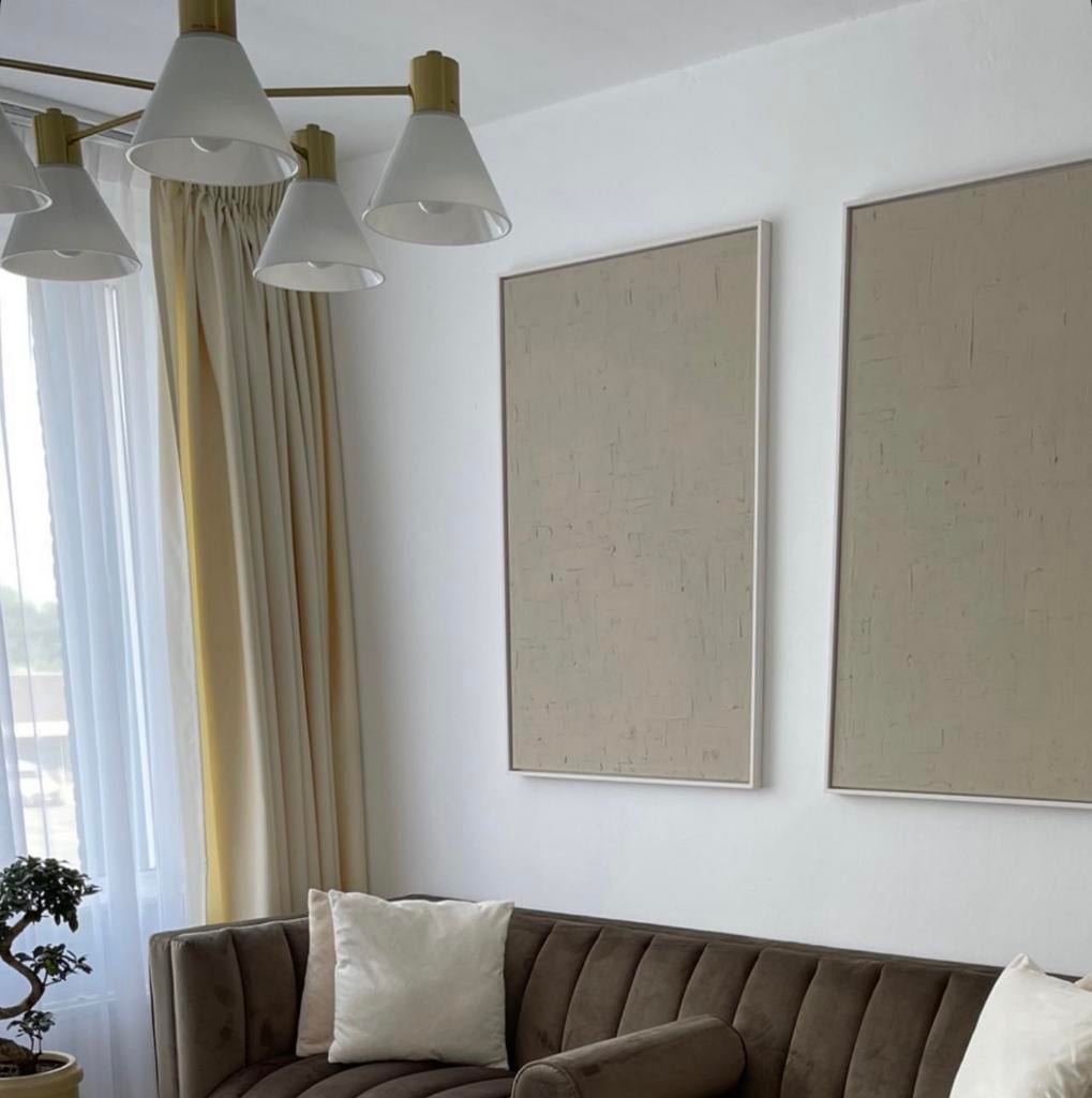 Japandi wandlijsten, Huis en Inrichting, Woonaccessoires | Spiegels, Ophalen, Minder dan 50 cm, Zo goed als nieuw, Minder dan 100 cm