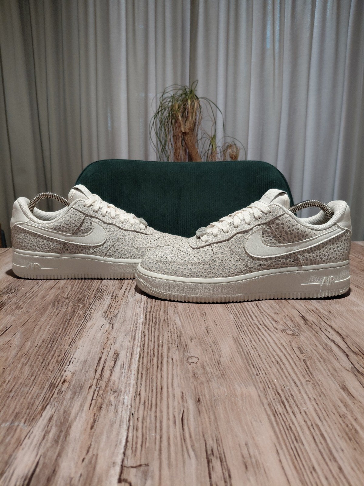 Air Force 1 Premium 'Safari Print Pack - Phantom' Size 38,5, Nike, Ophalen of Verzenden, Grijs, Sneakers of Gympen
