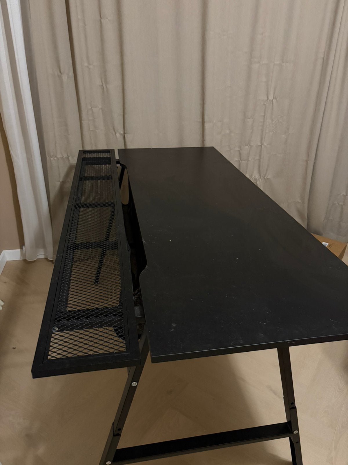 Gaming bureau 160x80cm, Ophalen, Zwart, 180 cm, Zo goed als nieuw