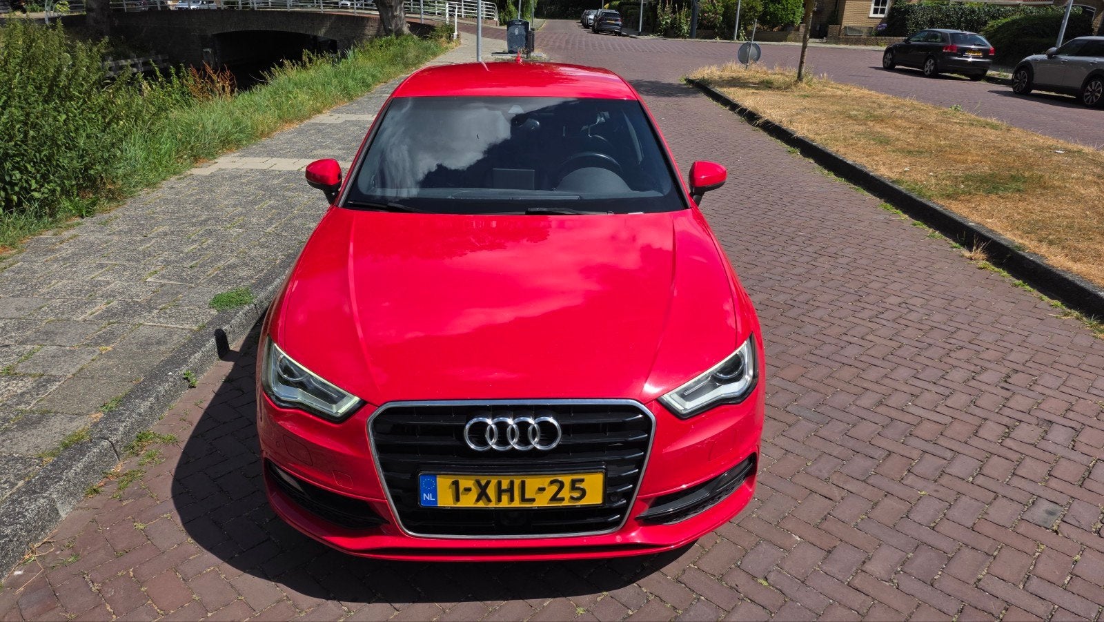 Audi A3 S-Line 2014 CNG B&O, Auto's, 4 cilinders, CNG (Aardgas), Leder en Stof, Origineel Nederlands
