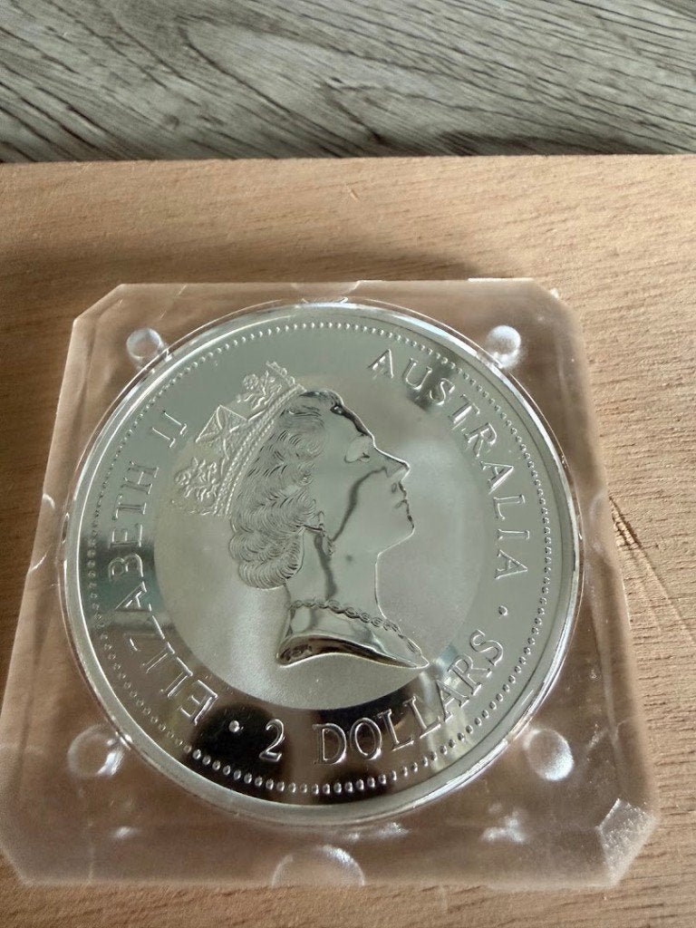Kookaburra 2 oz 1997, Verzenden, Zilver