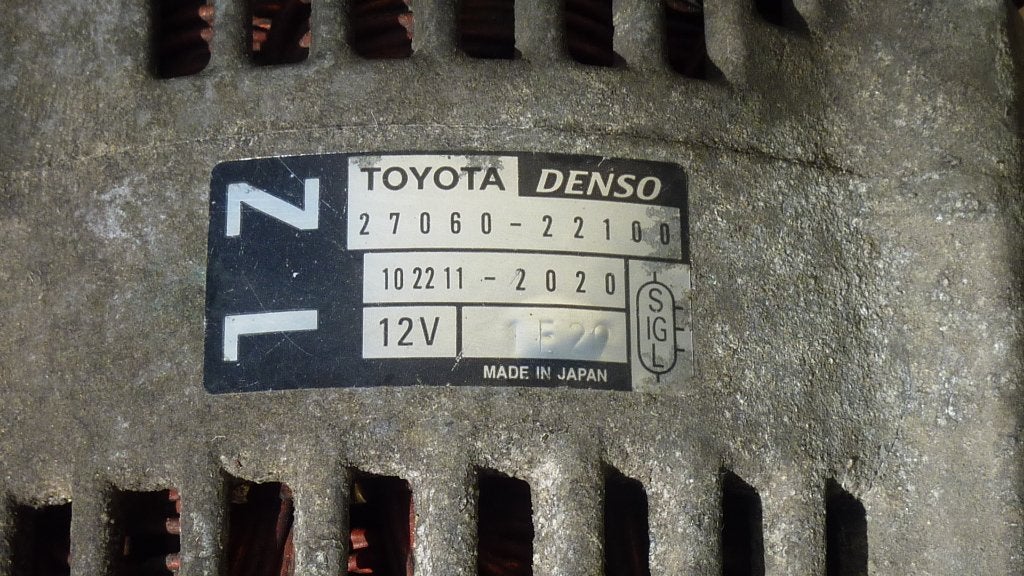 dynamo Toyota MR2, ook voor Starlet en Corolla, Ophalen, Gebruikt, Toyota