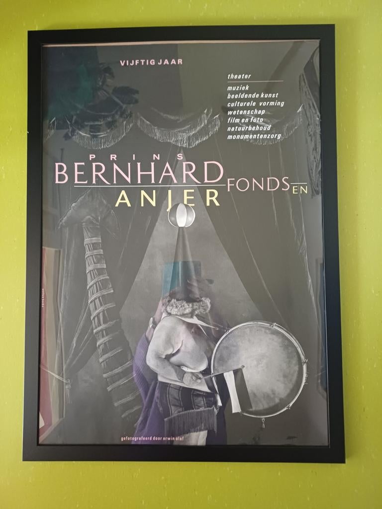 Erwin Olaf poster 50 jaar Oranjefonds, Verzamelen, Posters, Ophalen