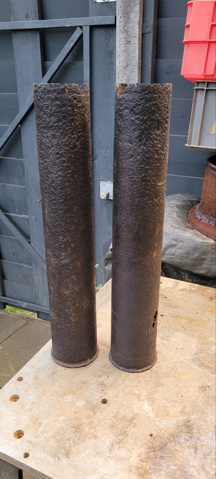 Flak 8.8 cm hulzen set te koop, Ophalen of Verzenden, Landmacht, Duitsland, Hulzen of Bodemvondsten