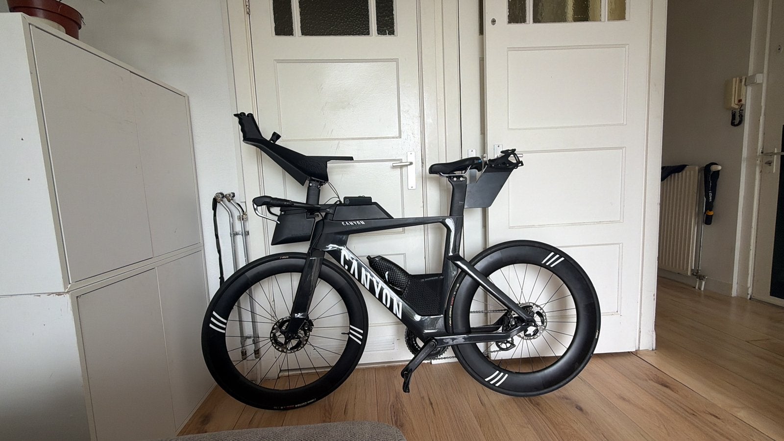 Canyon Speedmax Dura ace di2 + Aero cockpit, Carbon, Zo goed als nieuw, Meer dan 20 versnellingen, Ophalen