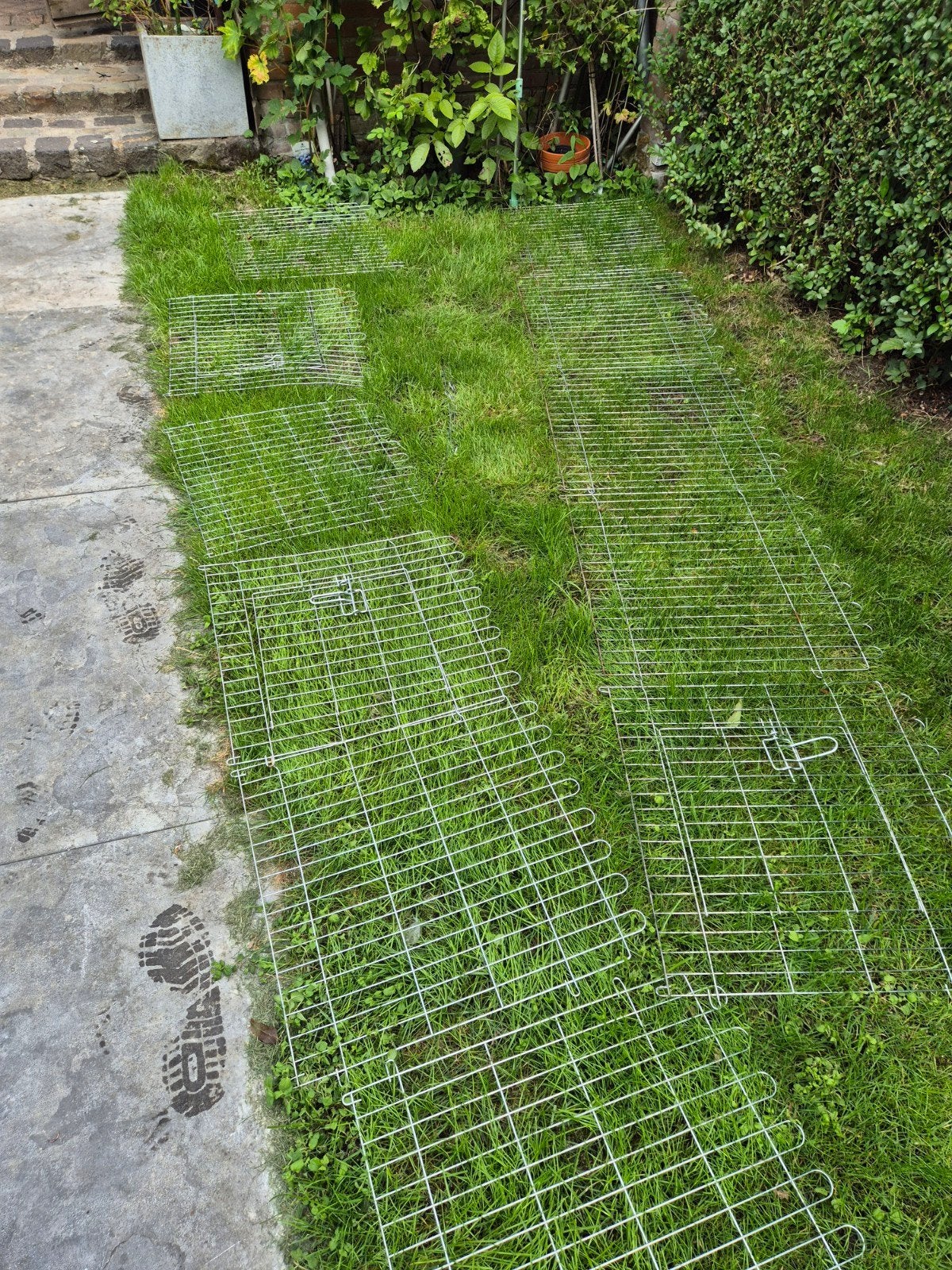 konijnen kippen ren 10 meter, Ophalen of Verzenden, 110 cm of meer, Ren