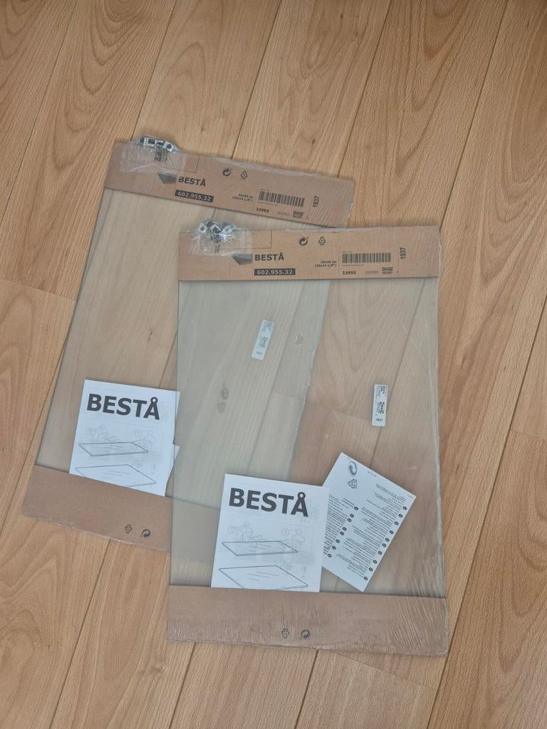 IKEA Besta plank glas, Ophalen, Nieuw