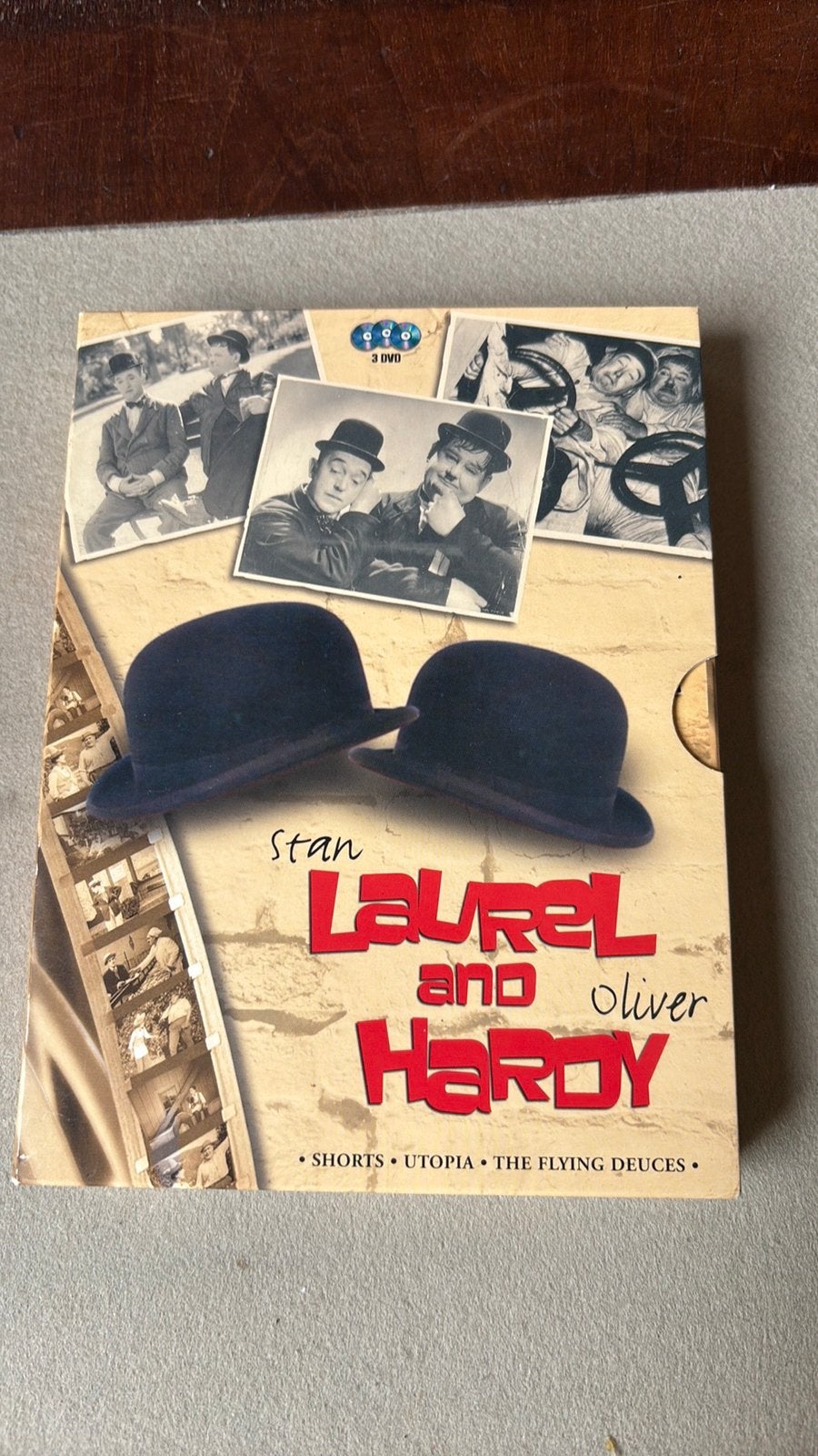 Stan Laurel & Oliver Hardy dvd box, Alle leeftijden, Ophalen of Verzenden, Zo goed als nieuw, Komedie