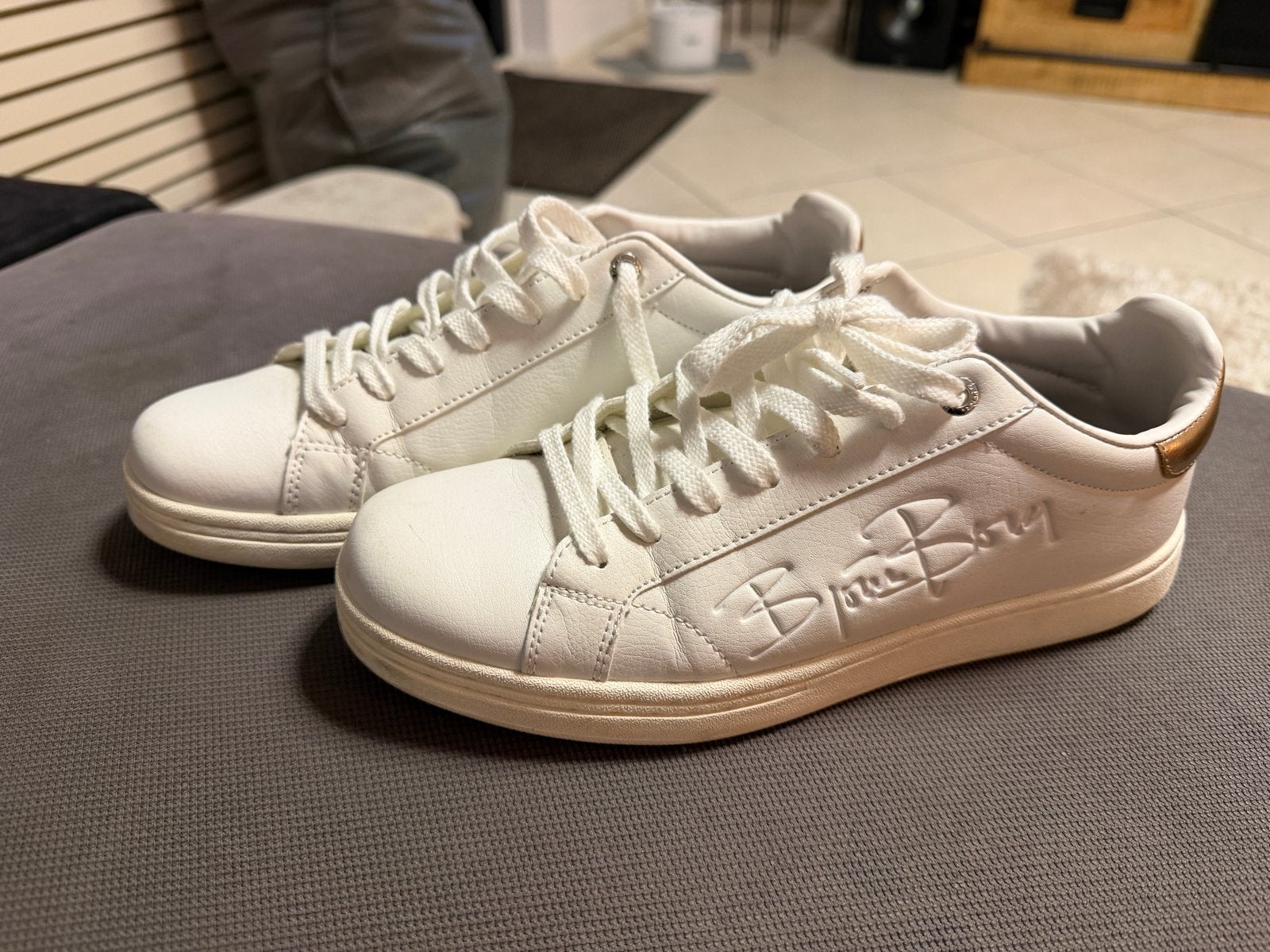 Björn Borg sneakers wit met goud, maat 39, Ophalen of Verzenden, Zo goed als nieuw, Wit, Sneakers of Gympen