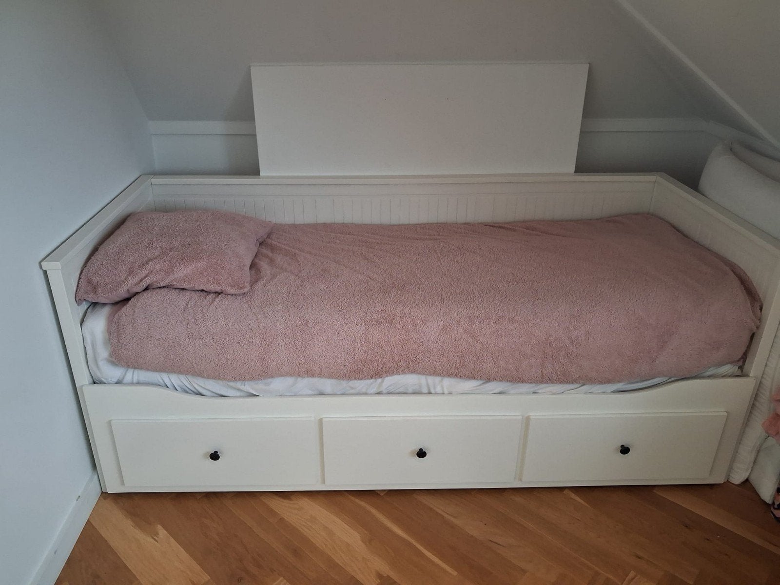 IKEA Hemnes Bedbank | kleur wit | incl. 2 matrassen, Ophalen, Gebruikt, Eenpersoons, Wit