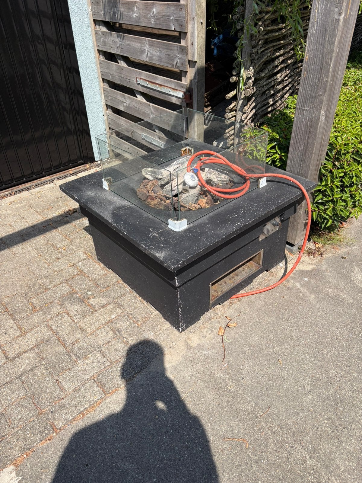 Vuurtafel op gas, Tuin en Terras, Ophalen, Zo goed als nieuw
