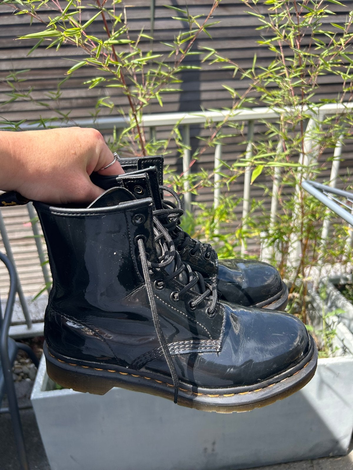 Dr. Martens 1460 W Lakleren Laarzen Maat 39, Kleding | Dames, Schoenen, Ophalen of Verzenden, Gedragen, Zwart, Lage of Enkellaarzen