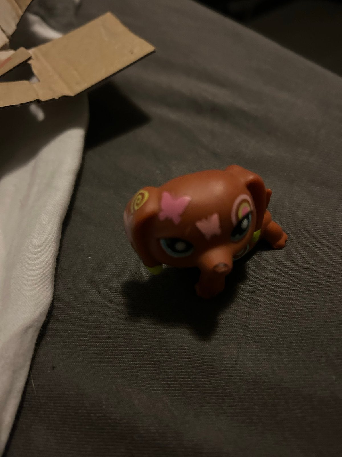 LPS Teckel Dashond #1010 Main 5 met tattoos en krullen rare, Ophalen of Verzenden, Gebruikt, Meisje