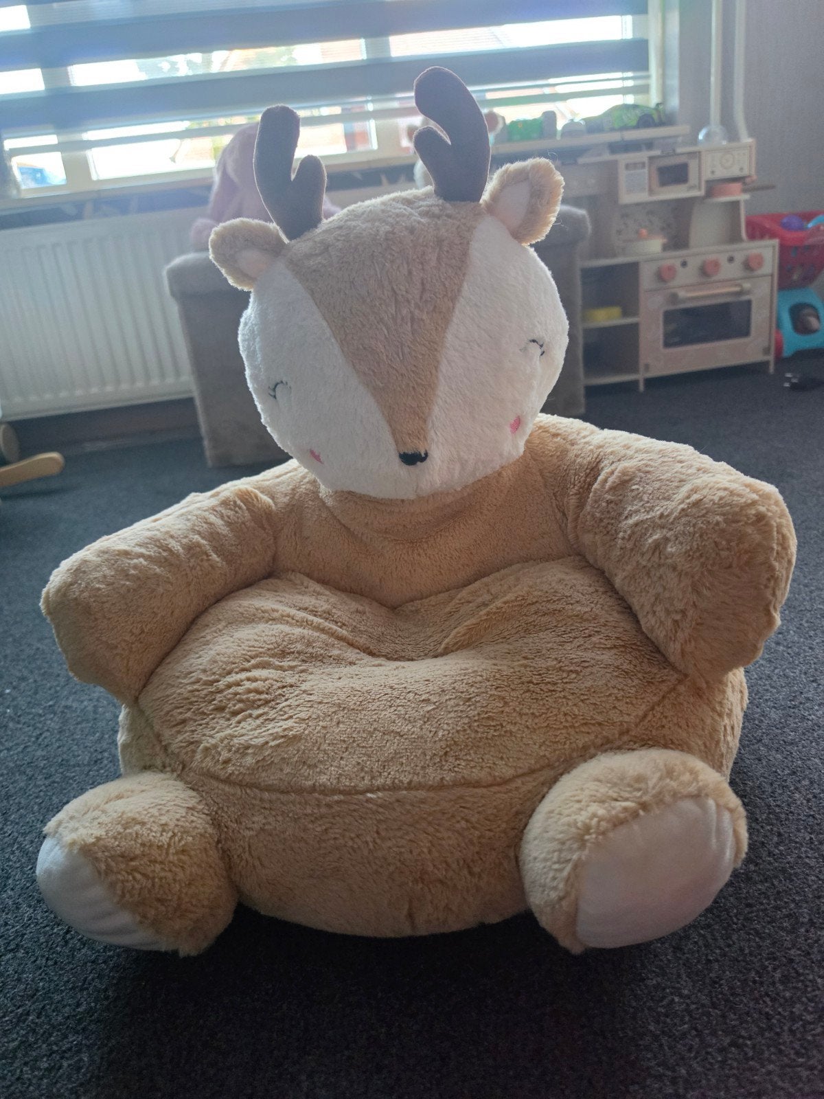 Zacht Herten Knuffel Zitje - Perfect voor Kinderen, Kinderen en Baby's, Speelgoed | Knuffels en Pluche, Overige merken, Overige karakters
