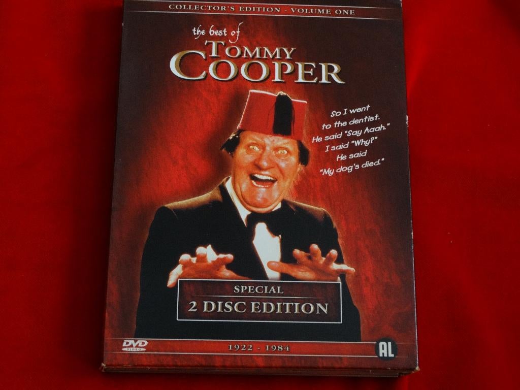 Dvd komedie, the best of tommy cooper, special,, Alle leeftijden, Boxset, Ophalen of Verzenden, Komedie