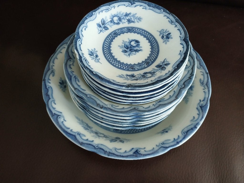 Blauwe schaaltjes, Overige merken, Ophalen of Verzenden, Overige stijlen, Aardewerk
