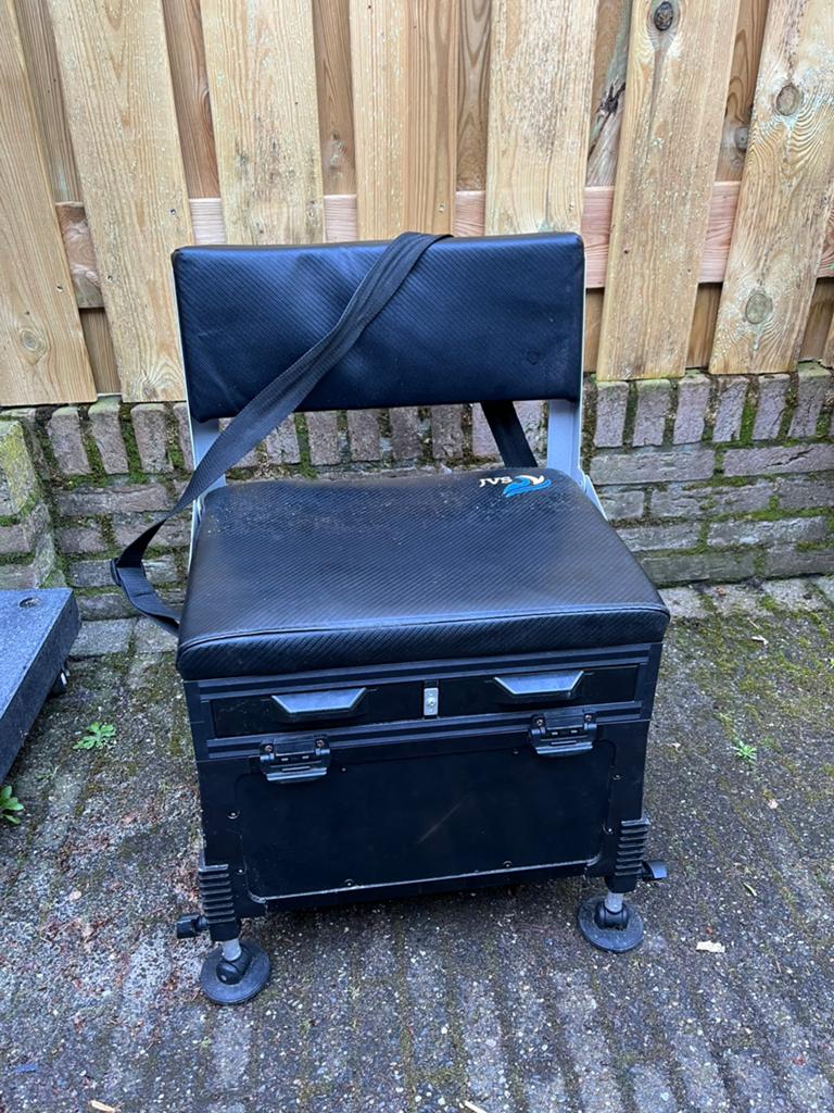 Viskoffer JVS Vendetta met rugleuning en draagriem, Ophalen of Verzenden, Gebruikt, Koffer of Tas
