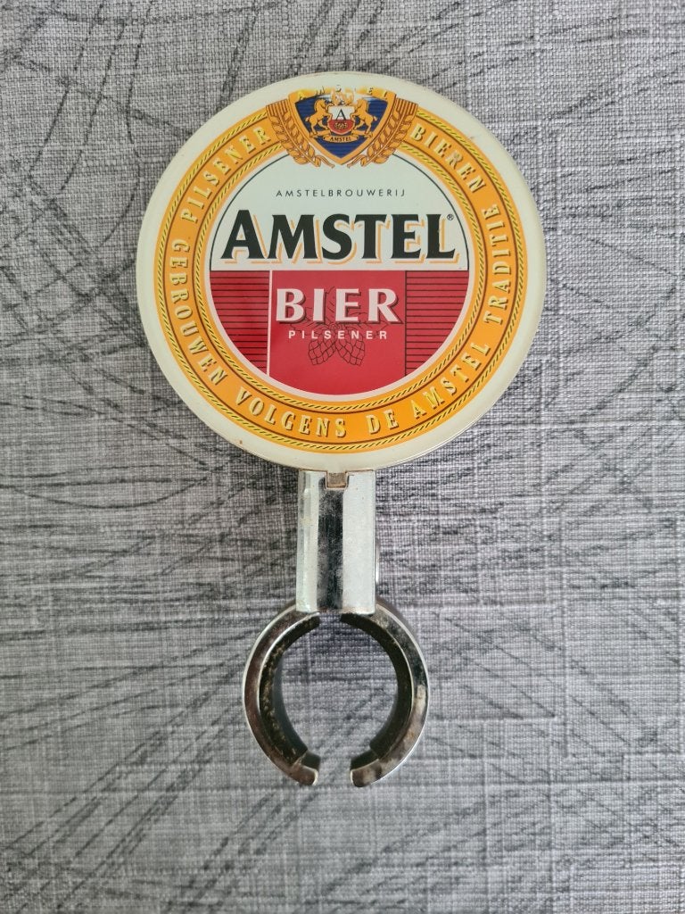 Amstel Tap ruiter, Ophalen of Verzenden, Gebruikt, Reclamebord, Plaat of Schild, Amstel