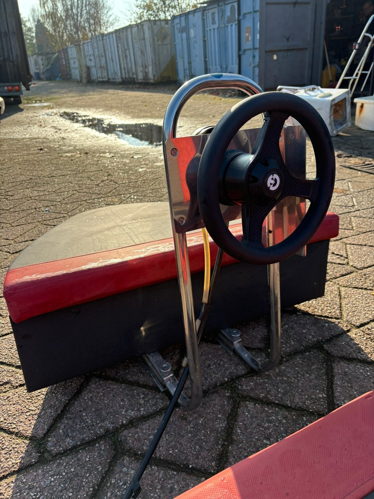 Allpa rvs stuurconsole met stuurkabel, Ophalen, Gebruikt, Motor en Techniek, Motorboot