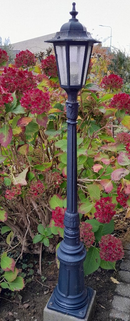 ~ Oude Klassieke Tuinlantaarn, Ophalen, Gebruikt, Minder dan 50 watt, Staande lamp