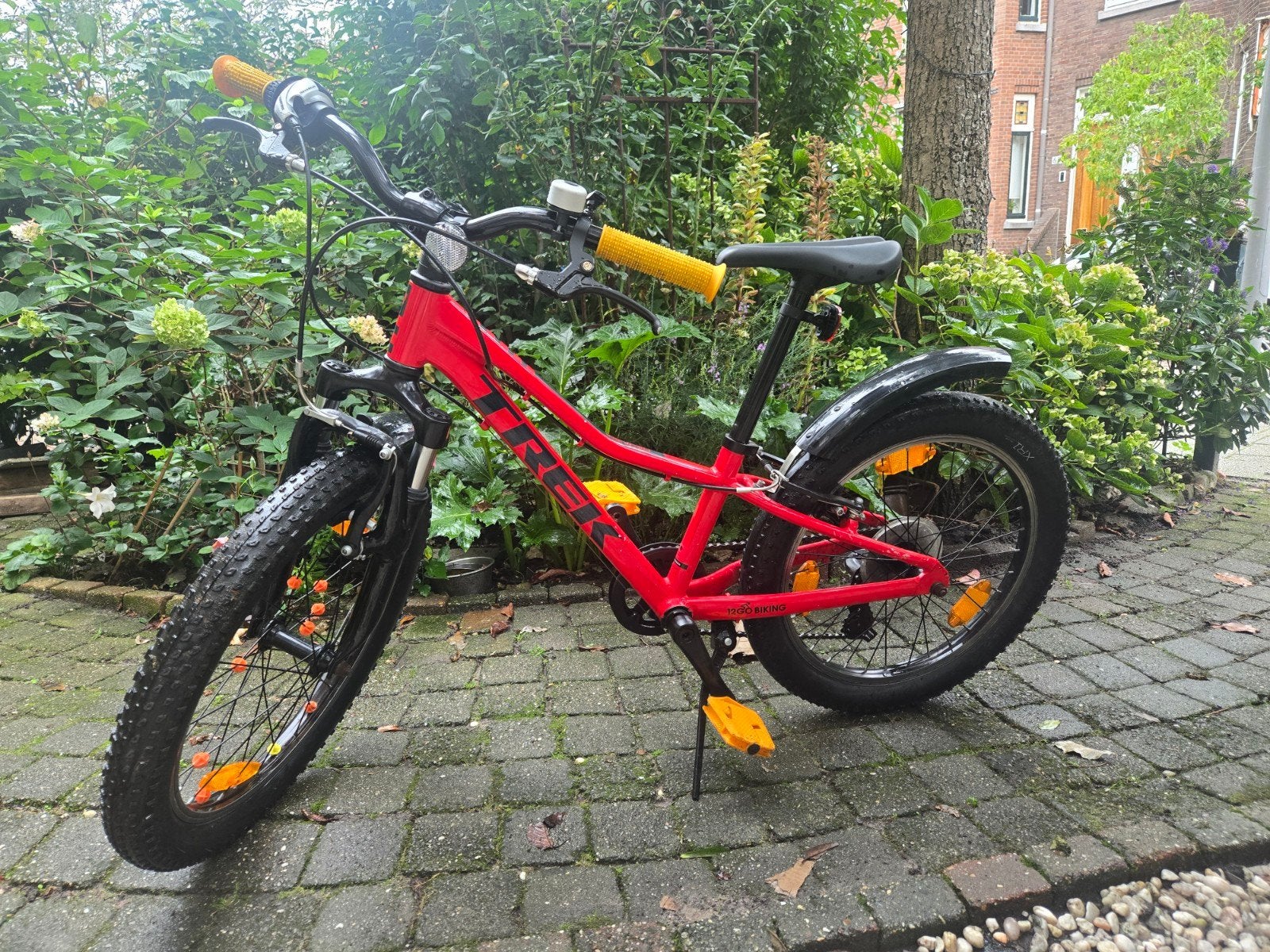 Trek Precaliber 20 inch kinderfiets - Zo goed als nieuw, Fietsen en Brommers, Ophalen, 16 tot 20 inch, Velgrem, Zo goed als nieuw