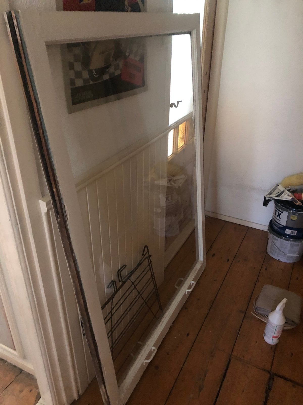 Glas ruit raam kozijn, Ophalen, Gebruikt