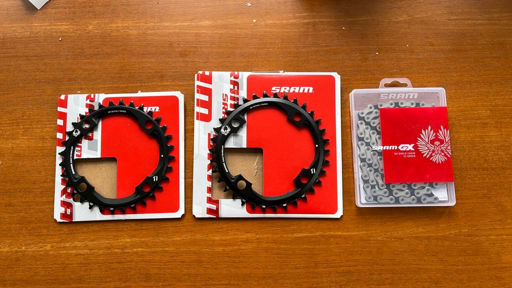 Sram kettingblad 32t 34t, Sram 12 speed ketting, Ophalen of Verzenden, Nieuw, Gravelbike, Derailleur of Ketting