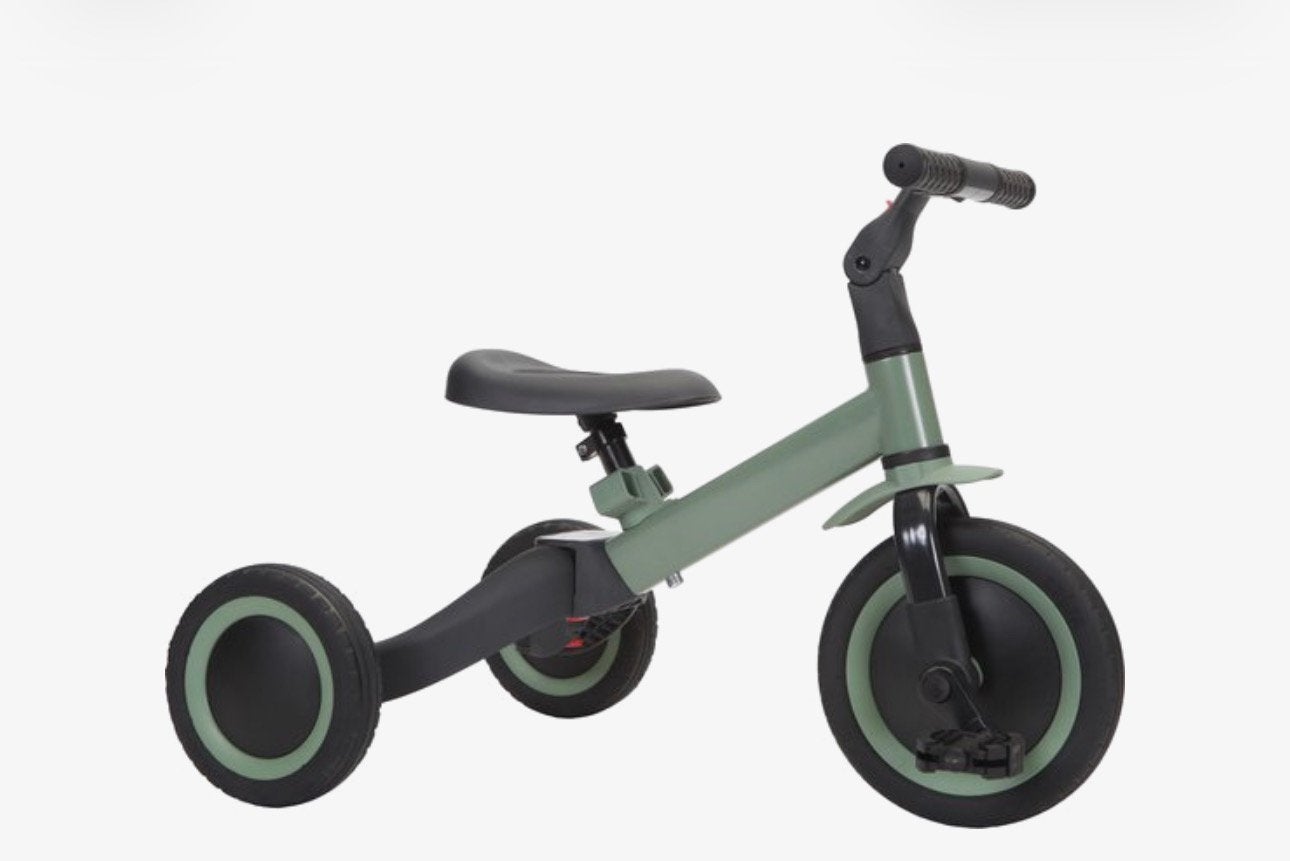Topmark Kaya 4-in-1 driewieler/loopfiets - Groen, Ophalen, Zo goed als nieuw, Loopfiets