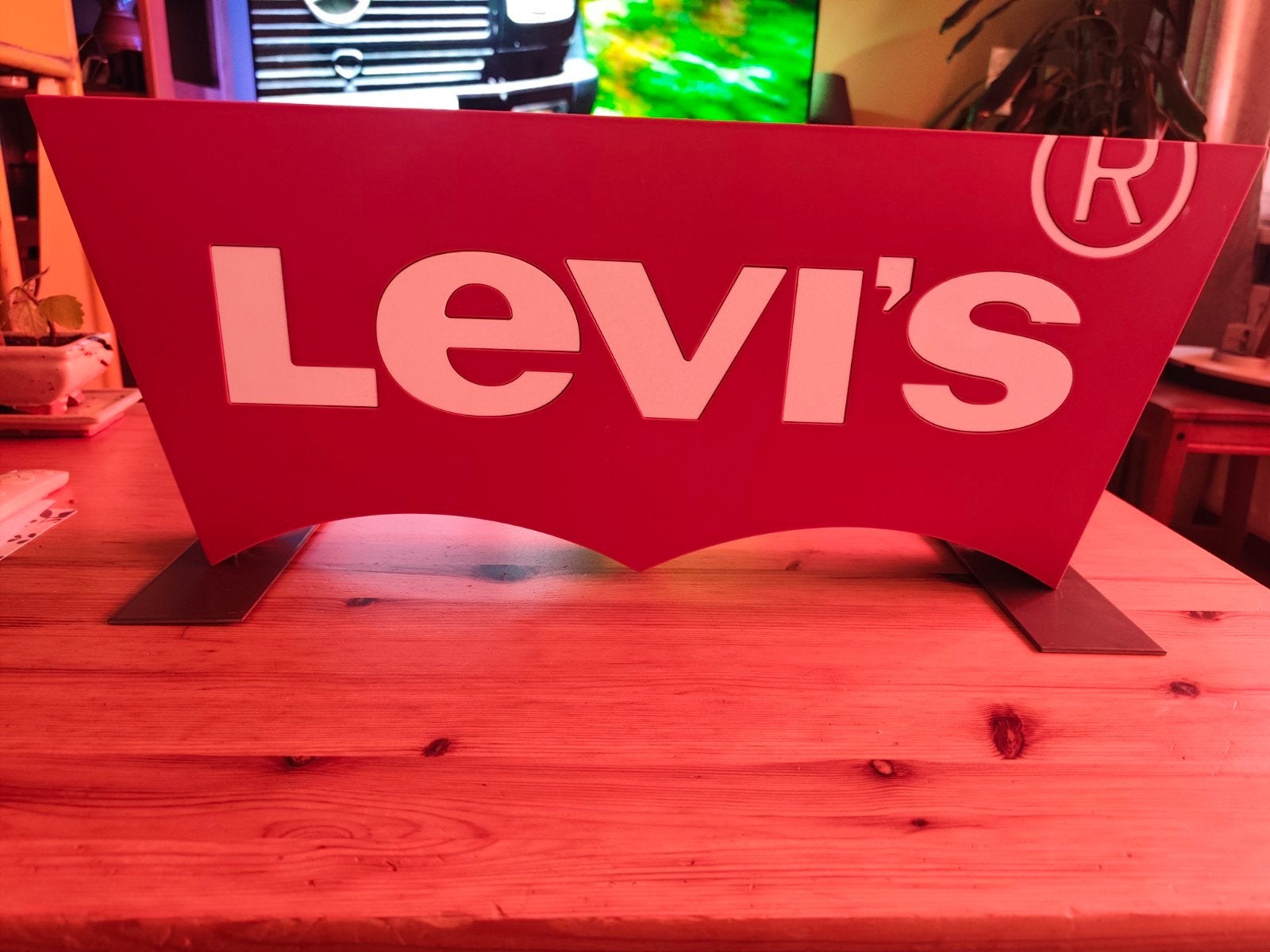 Levi's Reclameborden 2 stuks, Verzamelen, Ophalen of Verzenden, Nieuw, Reclamebord