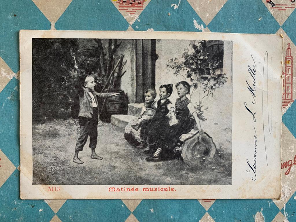 1903 Matinée musicale (WK), Ophalen of Verzenden, Voor 1920, Gelopen, Kinderen