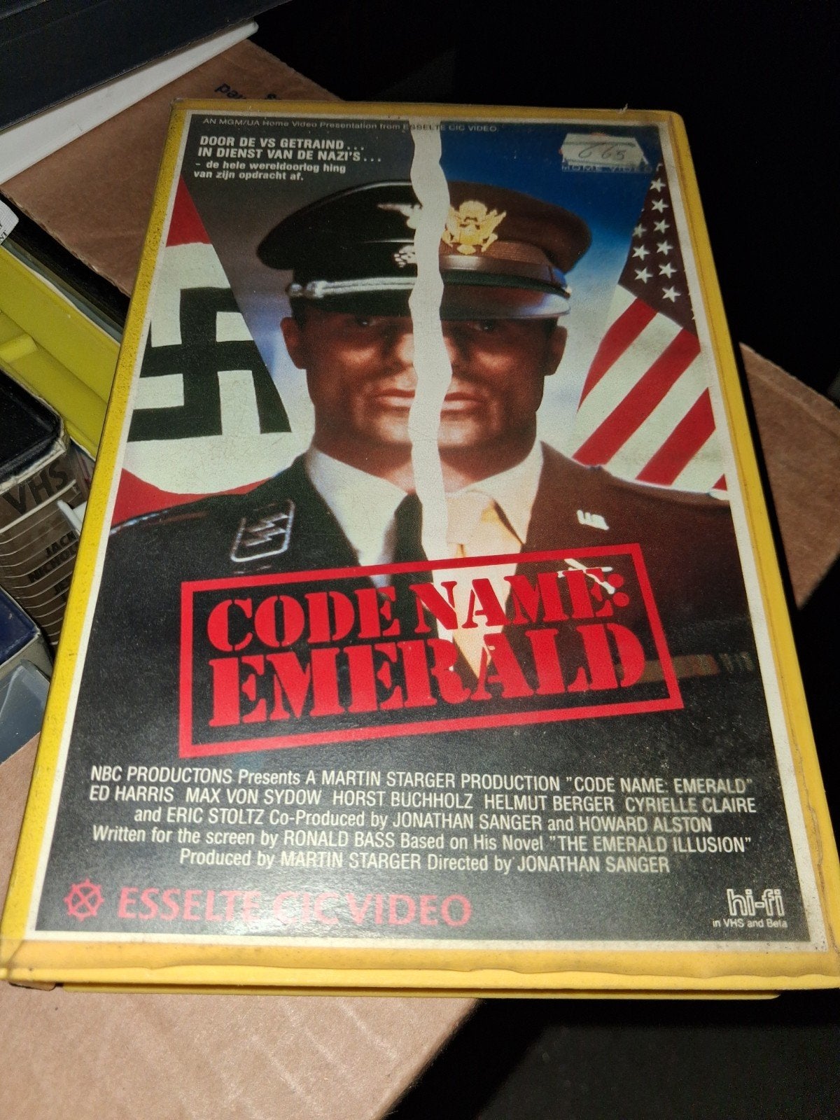 Vhs ex-rental  - Code Name Emerald, Vanaf 16 jaar, Ophalen of Verzenden, Gebruikt, Horror