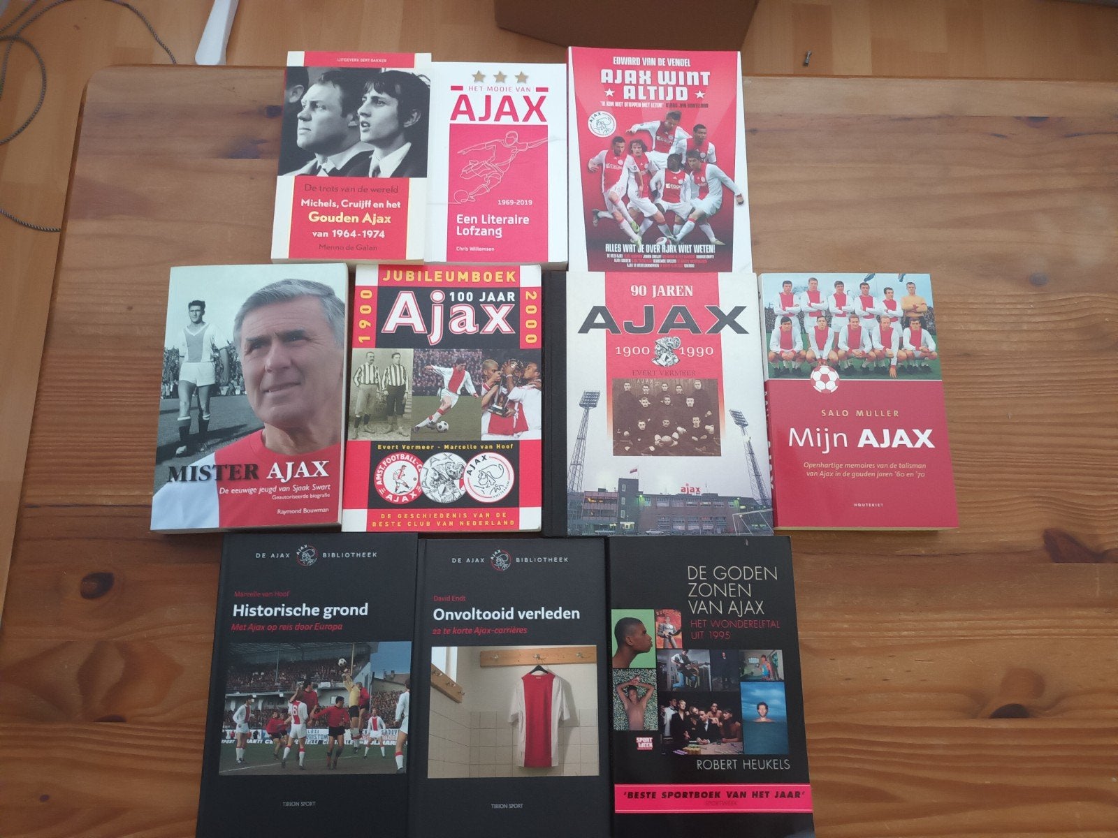 partij Ajax Boeken Collectie - Diverse Titels over de Club, Ophalen of Verzenden