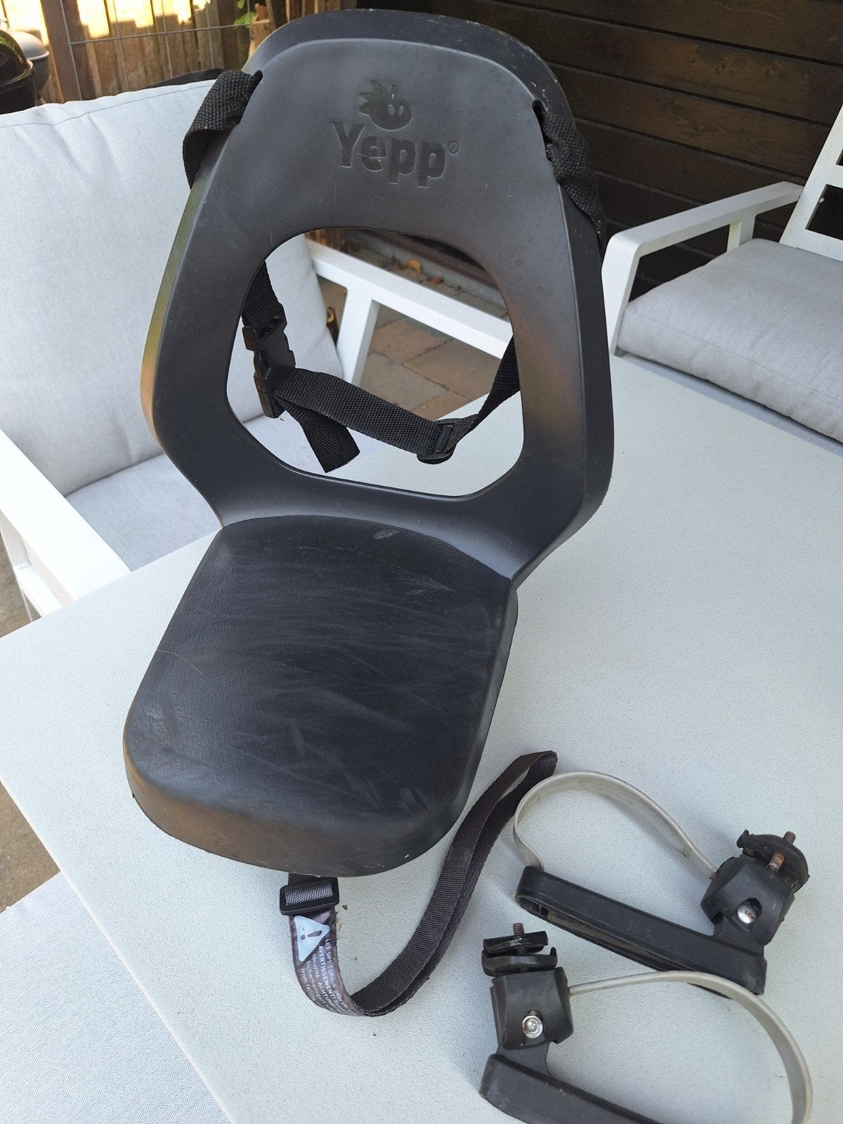 Thule Yepp junior achterzitje met voetensteuntjes, Ophalen, Achterzitje, 15 t/m 36 kg, Thule Yepp