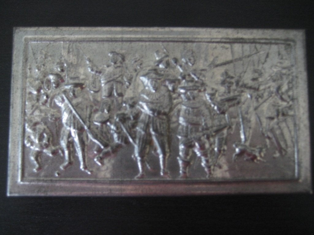 Plat opbergdoosje van de slag bij Nieuwpoort, Verzamelen, Blikken, Ophalen of Verzenden, Gebruikt, Overige