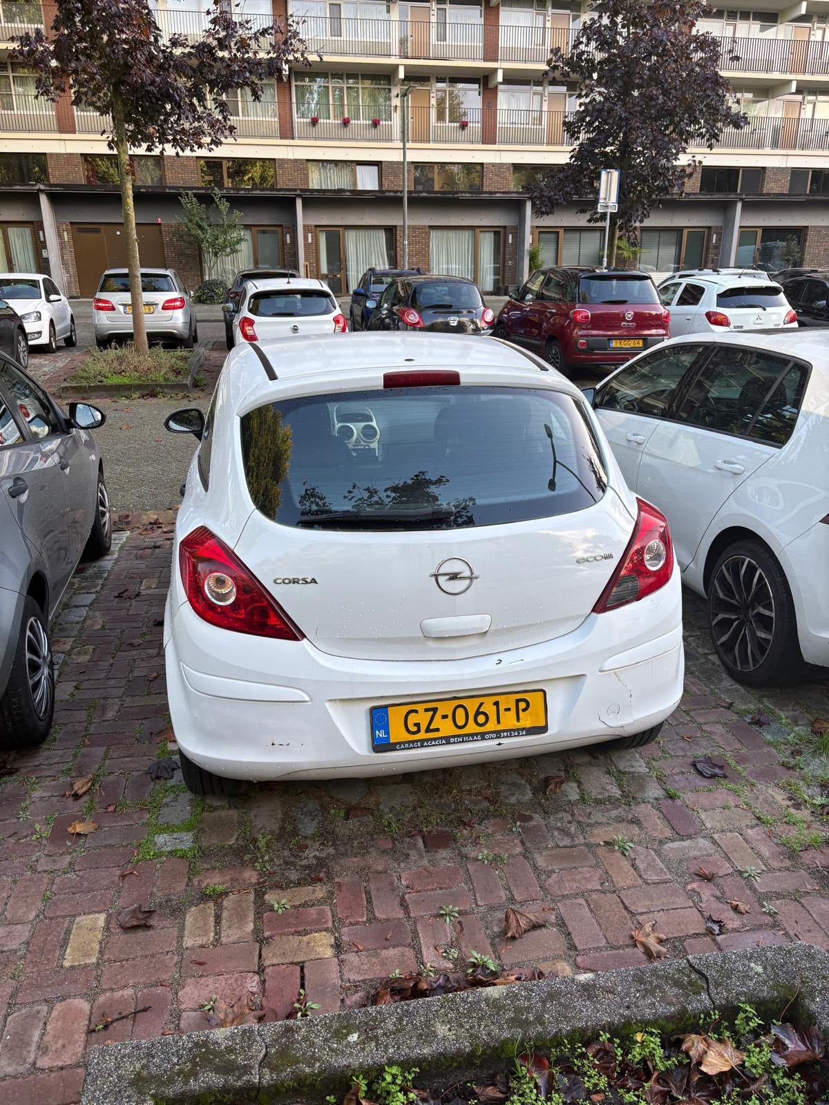 Opel Corsa 1.0 12V 3D 2009 Wit, Voorwielaandrijving, 450 kg, 40 €/maand, Wit