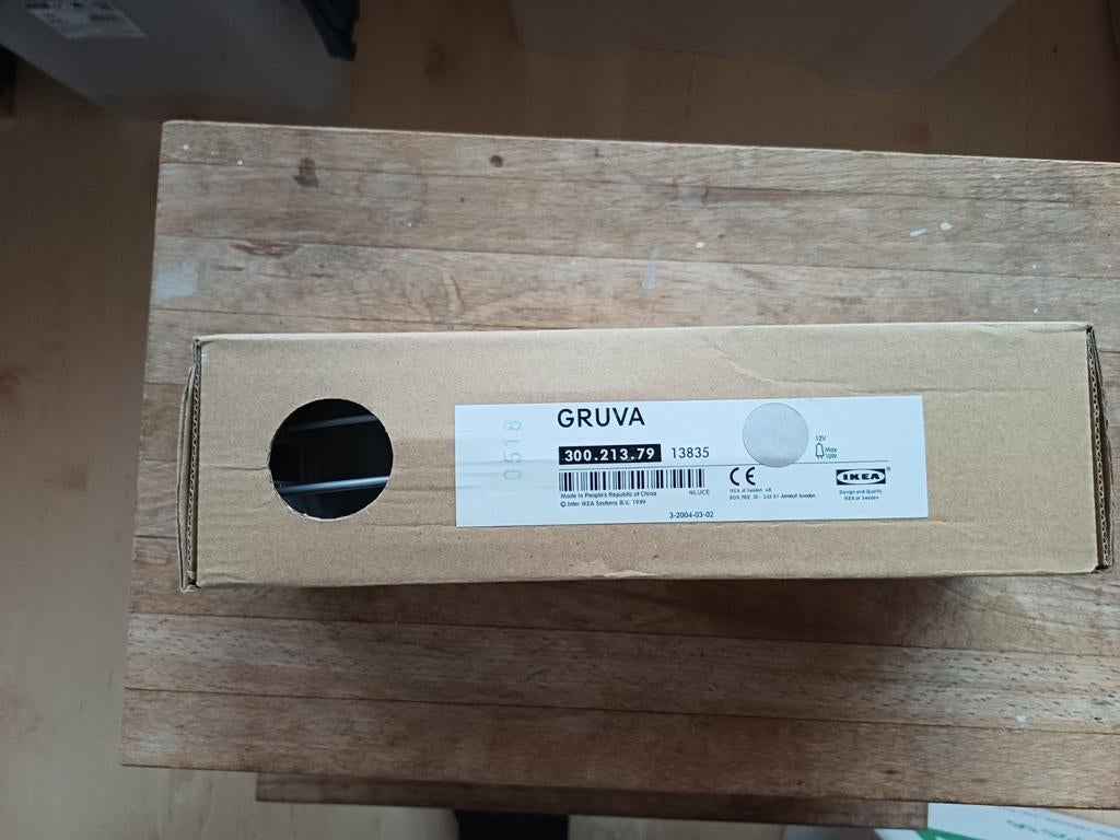 IKEA GRUVA LED-lamp 300.213.79, Ophalen, Led-lamp, Minder dan 30 watt, Nieuw
